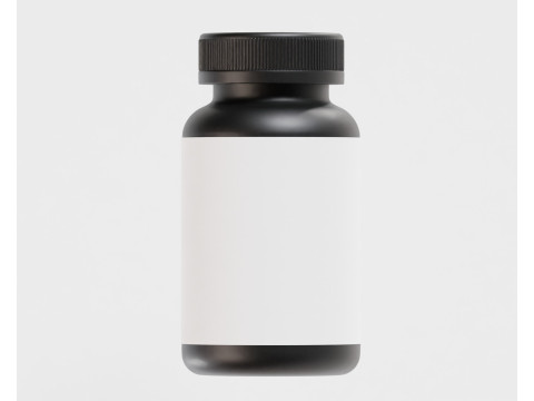 Supplement Bottle 3D Model
