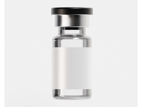 Injection Vial 3D Model