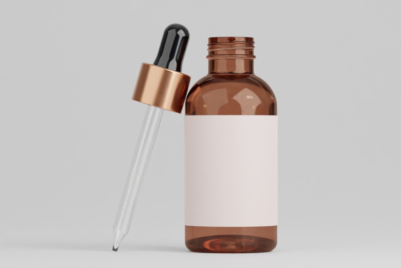 Dropper bottle 3D Model .c4d .max .obj .3ds .fbx .stl .blend 