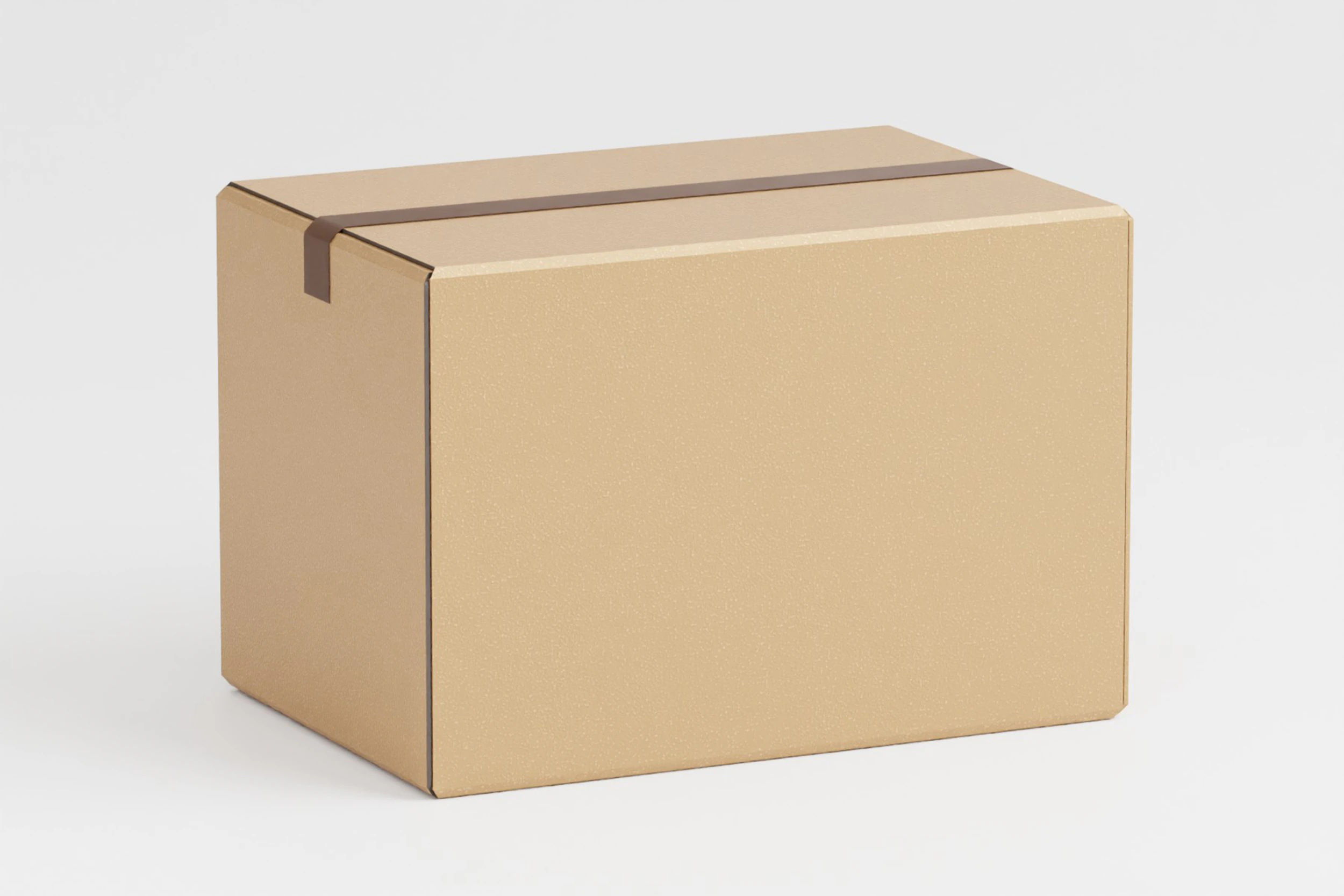 Cardboard box 3D Model .c4d .max .obj .3ds .fbx .stl .blend 