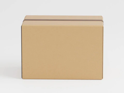 Cardboard box 3D Model