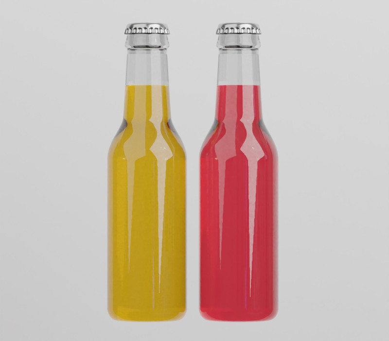 Juice bottle 3D 모델 .c4d .max .obj .3ds .fbx .stl .blend 