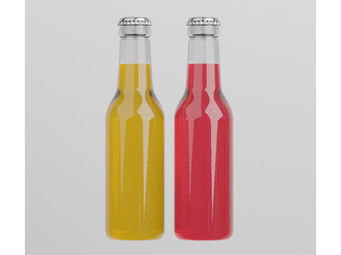 Juice bottle 3D Model