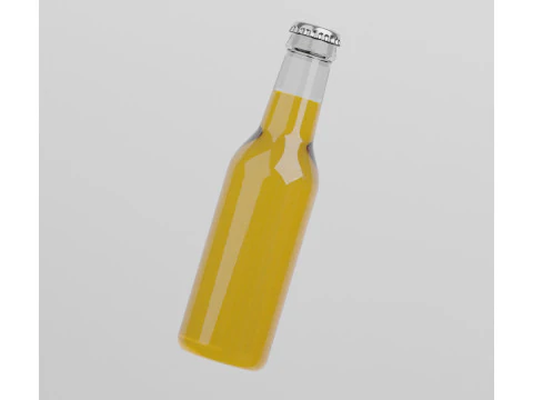 Juice bottle 3D Model