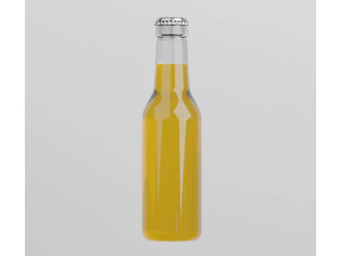 Juice bottle 3D Model