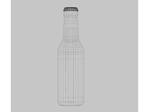 Juice bottle 3D Model