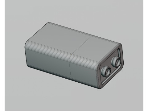 Rechargeable Battery 3D Modell