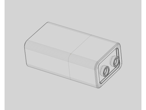 Rechargeable Battery 3D Modell