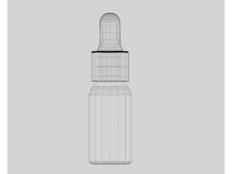 Dropper bottle 3D-Modell