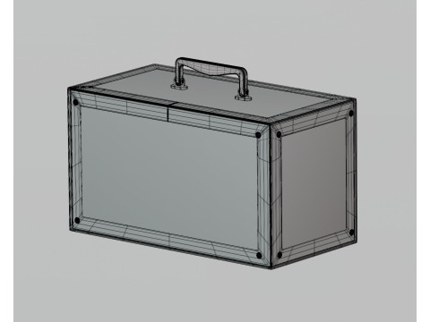 Glass box Modelo 3D