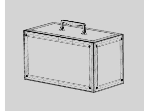 Glass box 3D Model