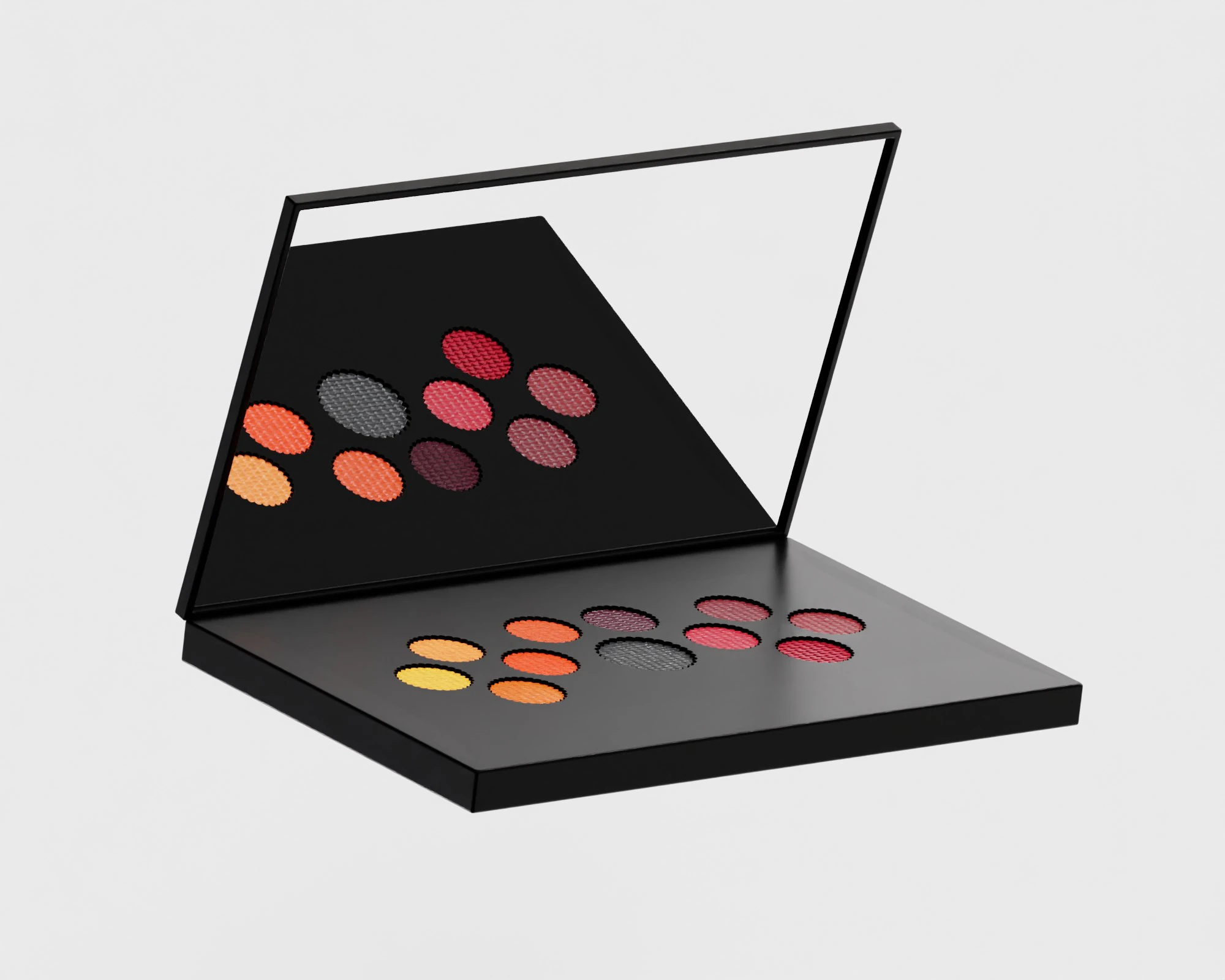 Eyeshadow Palette 3D Model .c4d .max .obj .3ds .fbx .stl .blend 