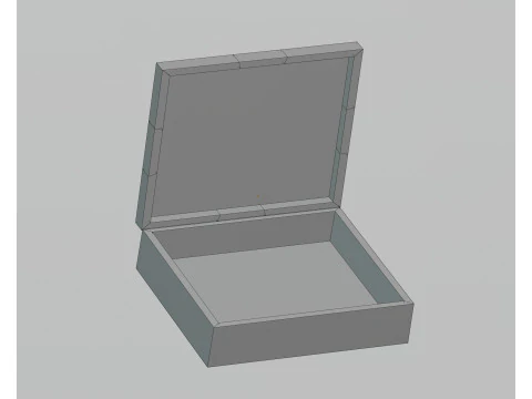 कागज बॉक्स 3D मॉडल