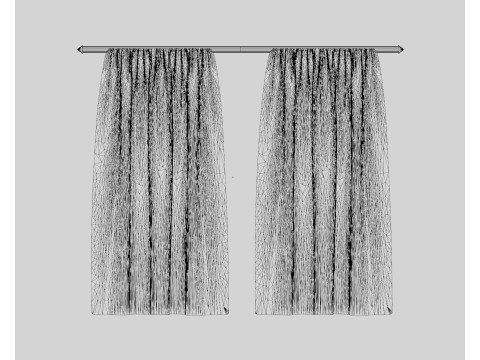 Curtain 3D Model