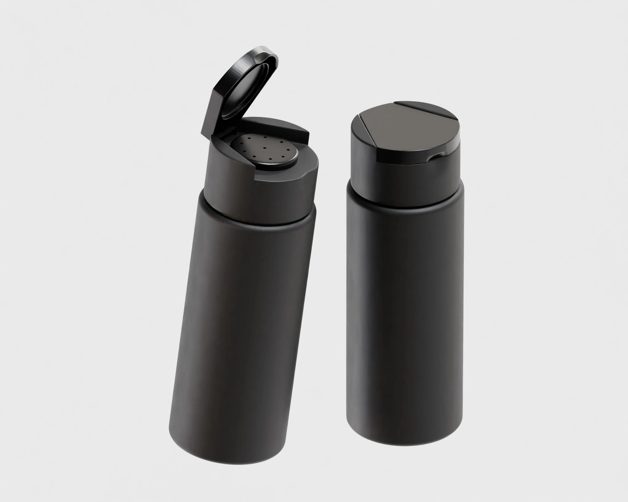 Powder bottle 3D Model .c4d .max .obj .3ds .fbx .stl .blend