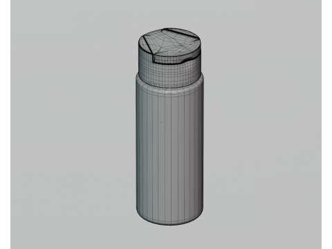 Powder bottle 3D Model
