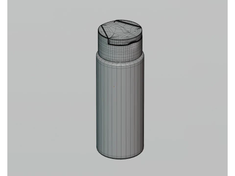 Powder bottle 3D Model