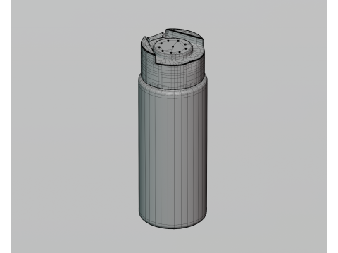Powder bottle 3D Model