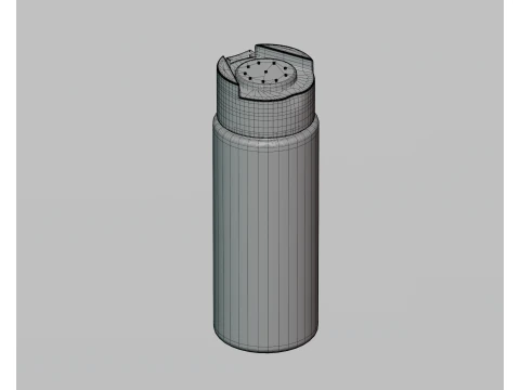 Powder bottle 3D Model