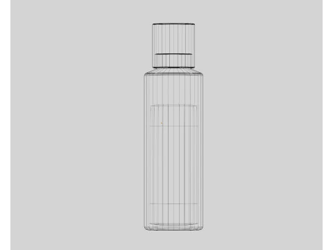 Cosmetic bottle 3D Model