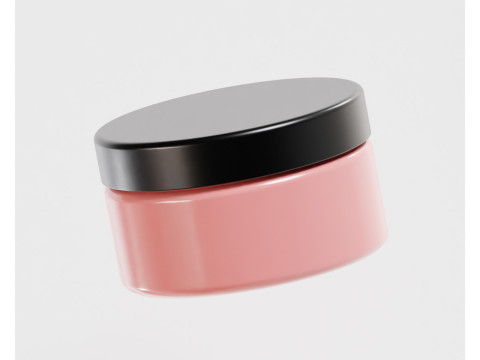 Cream jar 3D Model