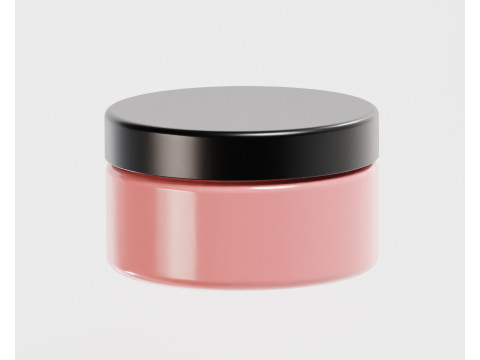 Cream jar Model 3D