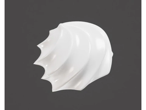Cream swirl 3D Model