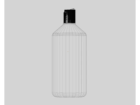 Cosmetic bottle 3D Model
