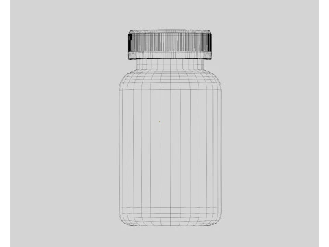 Supplement bottle 3D Model
