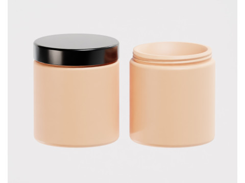 Cream jar 3D Model