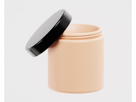 Cream jar 3D Model