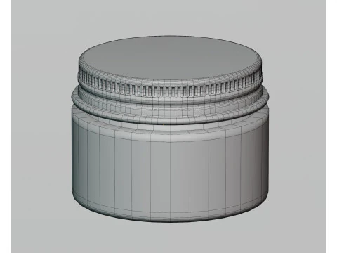 Frasco de creme Modelo 3D