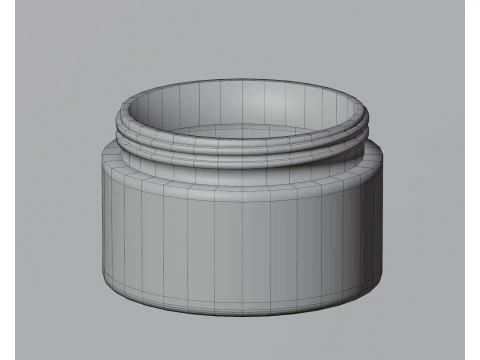 Frasco de creme Modelo 3D
