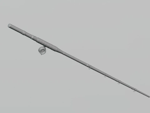 Fishing rod 3D Model