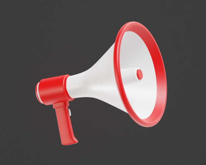 Megaphone 3Dモデル .c4d .max .obj .3ds .fbx .stl .blend 
