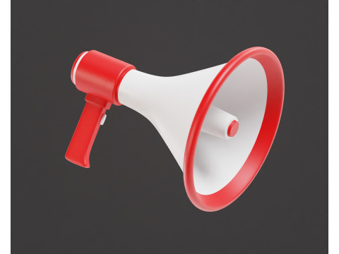 Megaphone 3Dモデル