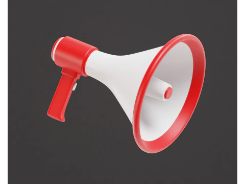 Megaphone 3D Model