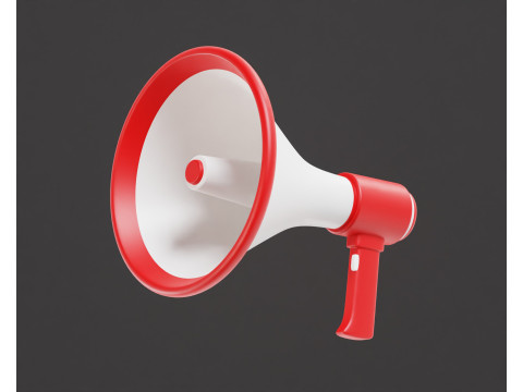 Megaphone 3Dモデル