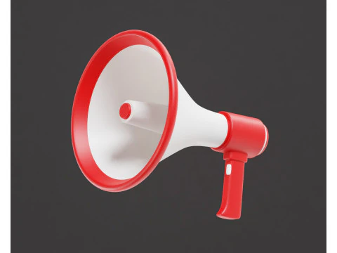Megaphone 3D Model