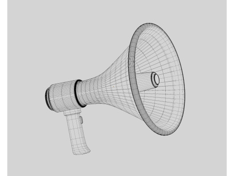 Megaphone 3Dモデル