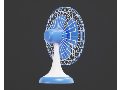 Table fan Modelo 3D