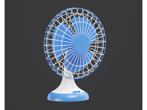 Table fan Modelo 3D