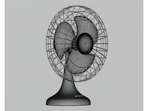 Table fan Modelo 3D