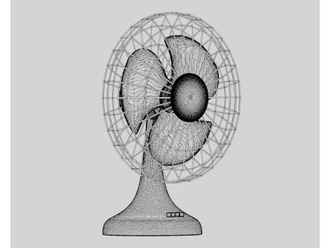 Table fan Modelo 3D