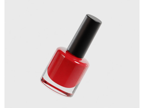 Nail Polish Bottle 3D 모델