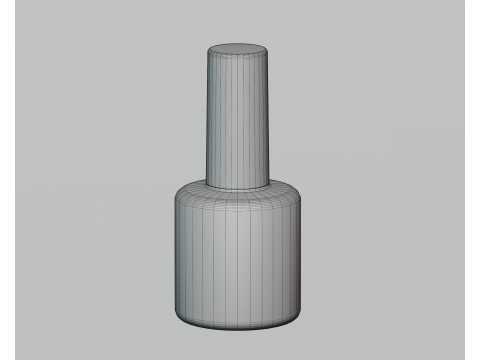 Nail Polish Bottle 3D 모델
