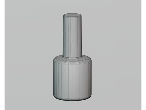 Nail Polish Bottle 3D Model
