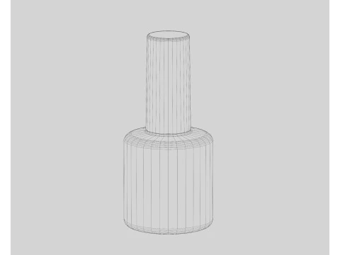 Nail Polish Bottle 3D Model