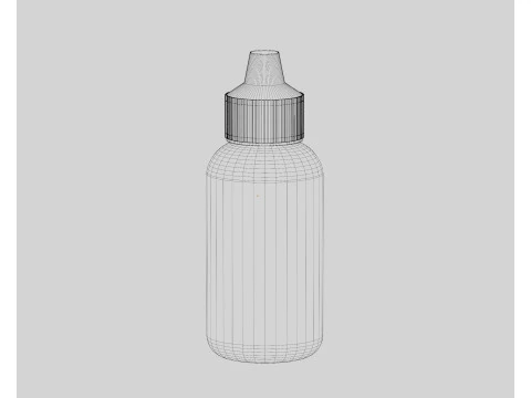 Cosmetic bottle 3D Model