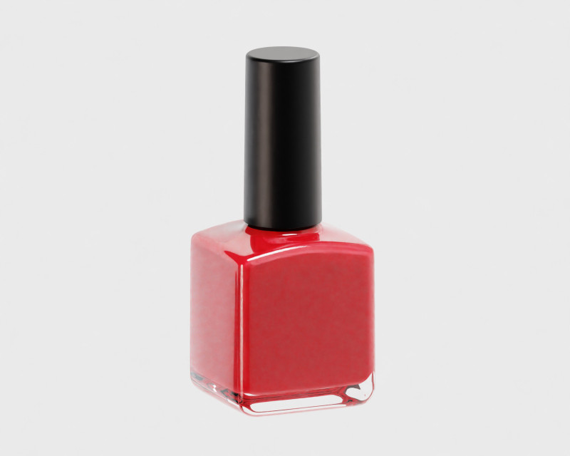 Nail Polish Bottle 3Dモデル .c4d .max .obj .3ds .fbx .stl .blend 